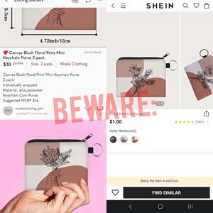Beware of poshmark wholesale-- this "wholesaler" is literally selling shein SMH